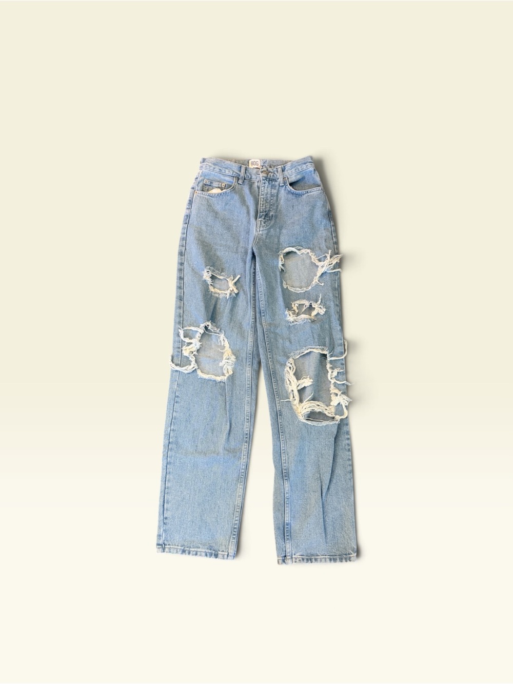 BDG Urban Outfitters High-Rise Baggy Distressed Jeans – Size 26